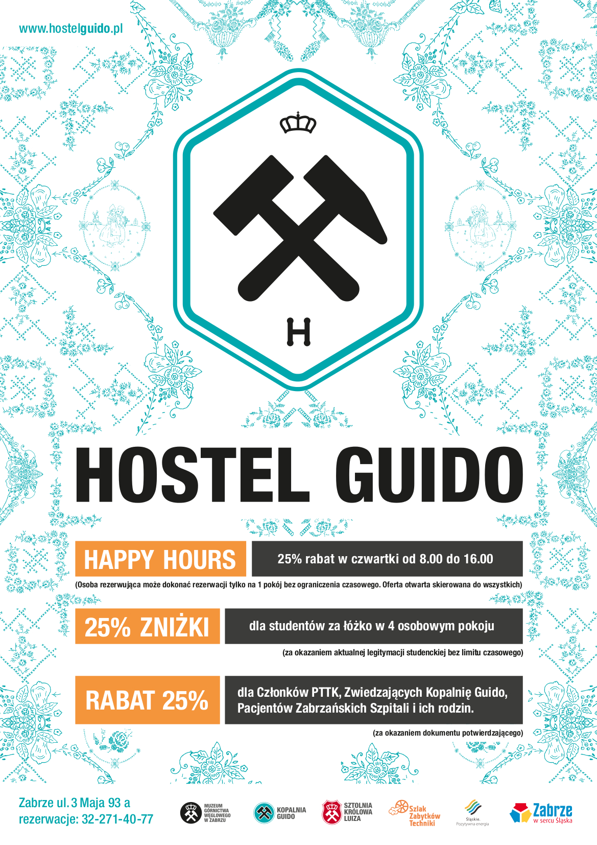 plakat hostelu